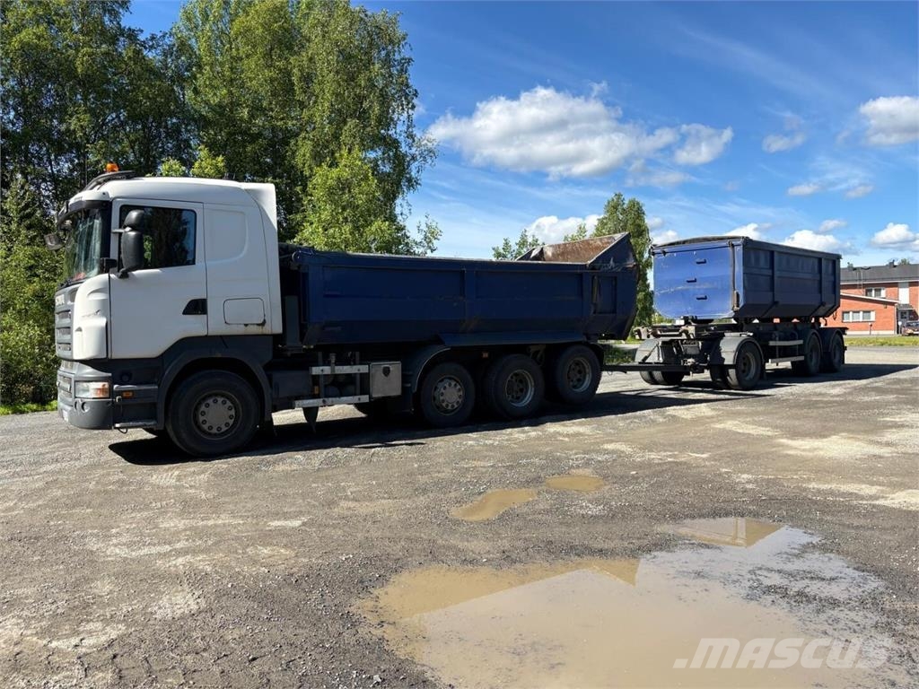 Scania R500 V8 8X2 Savivarčių priekabų vilkikai
