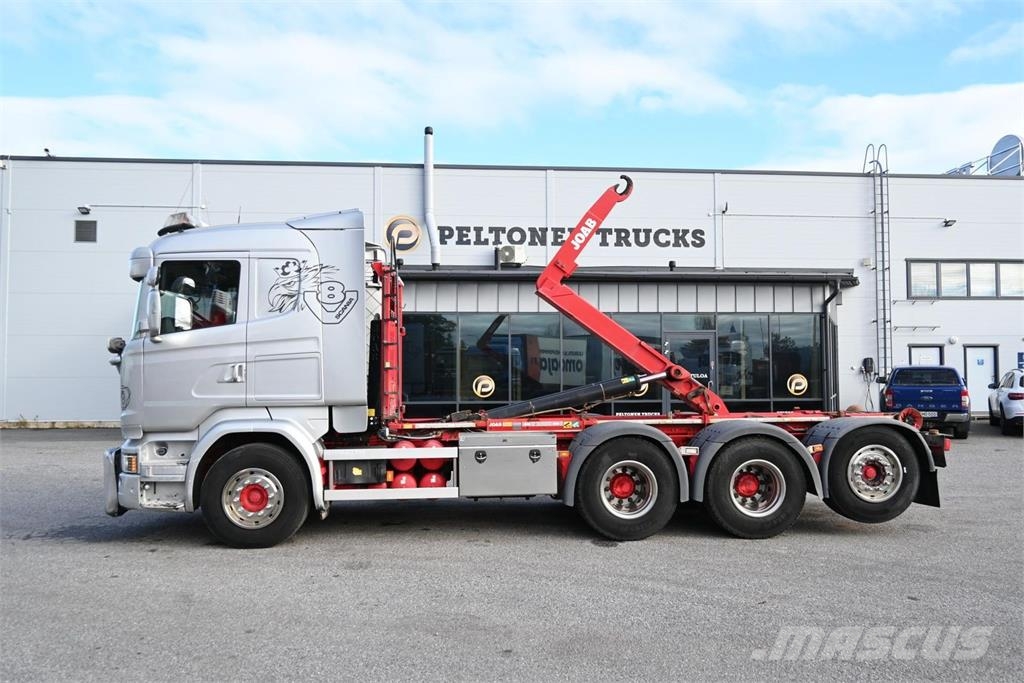 Scania R580 8x4*4 Tridem Hook lift trucks