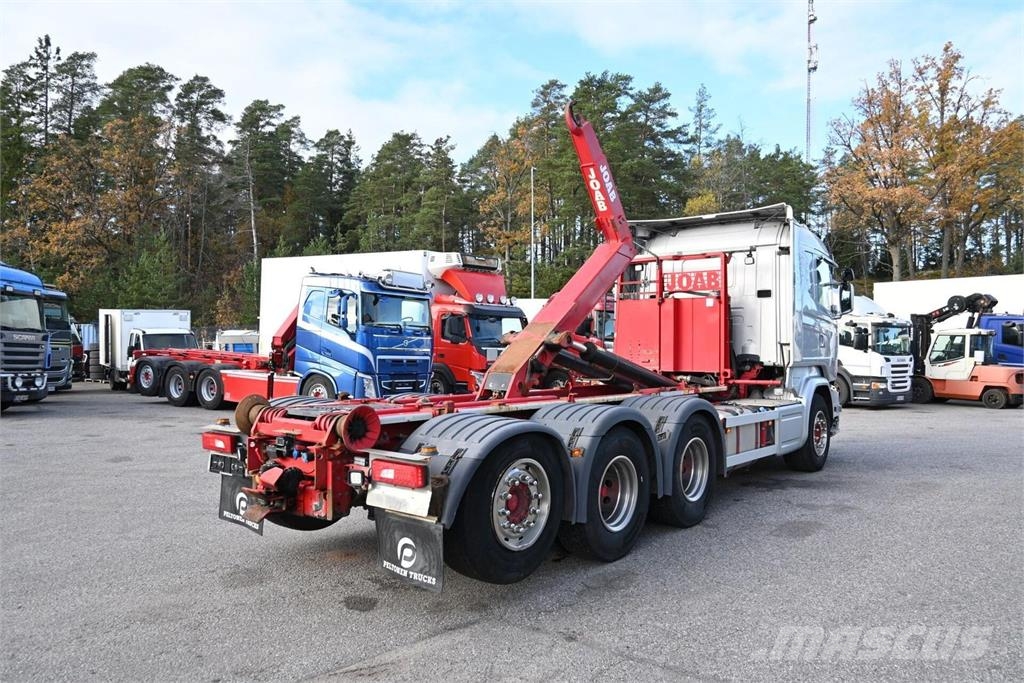 Scania R580 8x4*4 Tridem Hook lift trucks