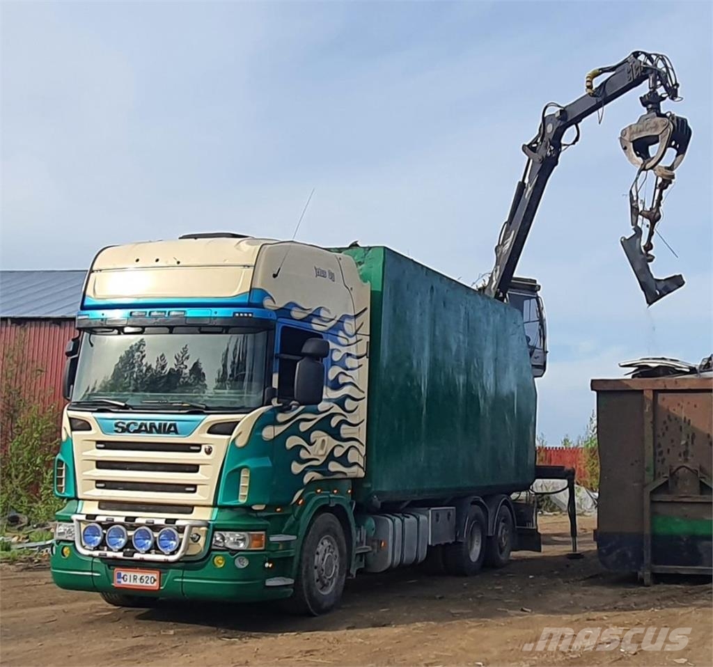 Scania R620 6X2, Kesla 2010T Materiaalinkeräysauto شاحنات أخرى