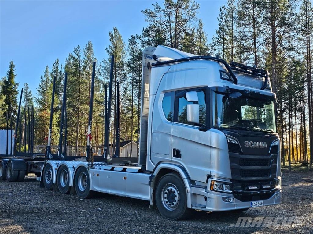 スカニア R660 8X4, 2024, Kittilä, フィンランド - 中古 木材トラック
