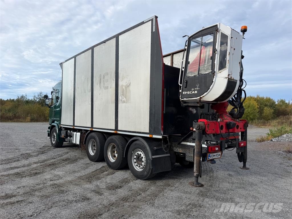 Scania R730 8x4 *Palfinger nosturi* Timber trucks