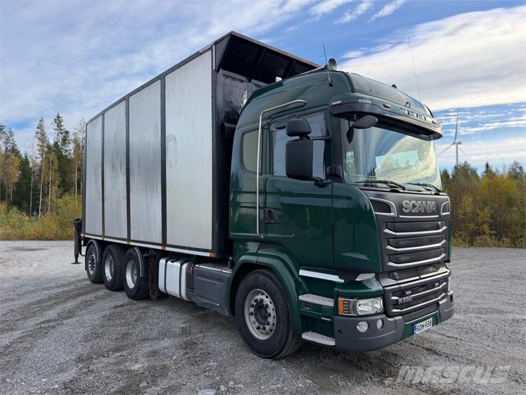 Scania R730 8x4 *Palfinger nosturi* Timber trucks