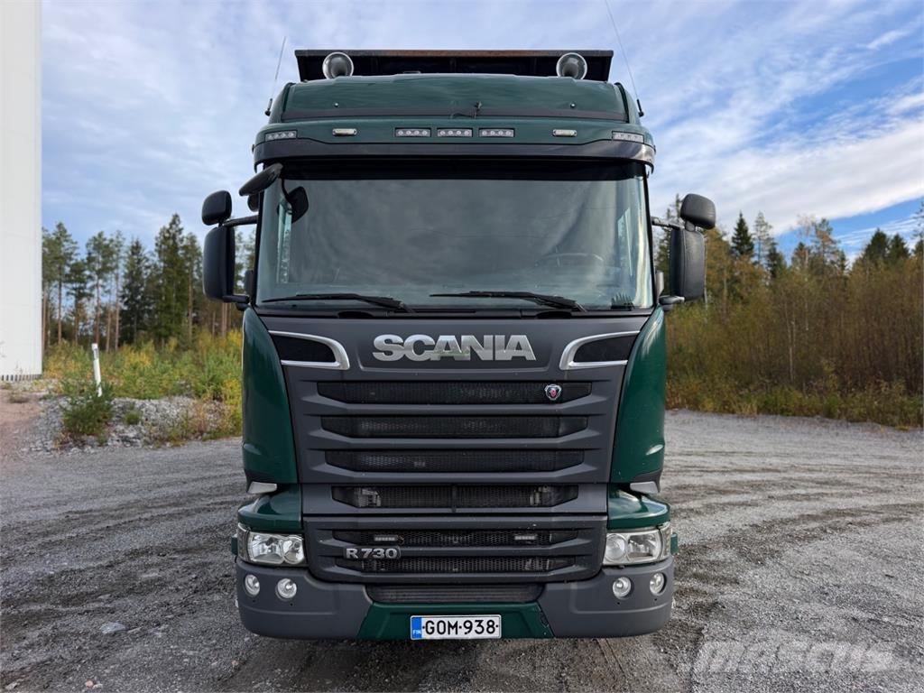 Scania R730 8x4 *Palfinger nosturi* Timber trucks