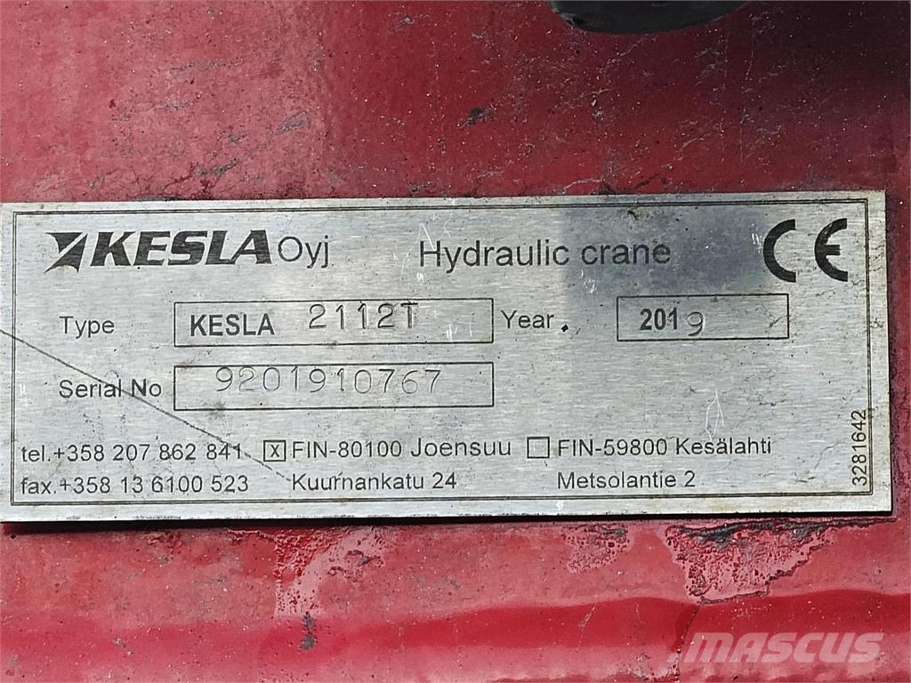 Scania R770 8X4, Kesla 2112T Timber trucks