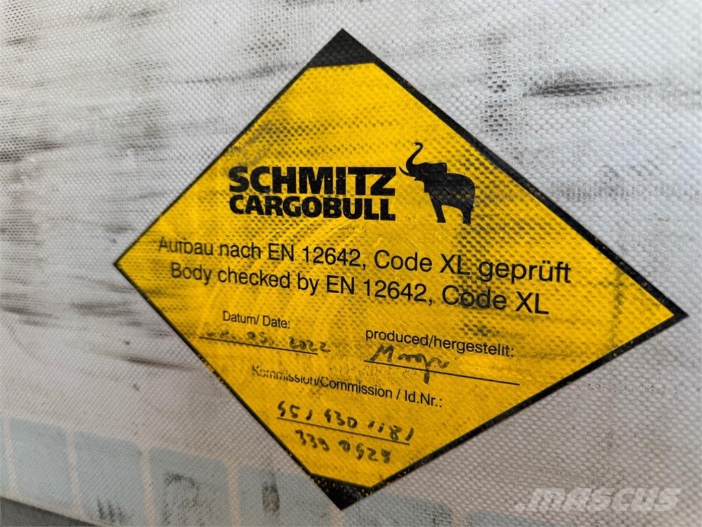 Schmitz 15tn kaula sinkitty runko Curtainsider semi-trailers