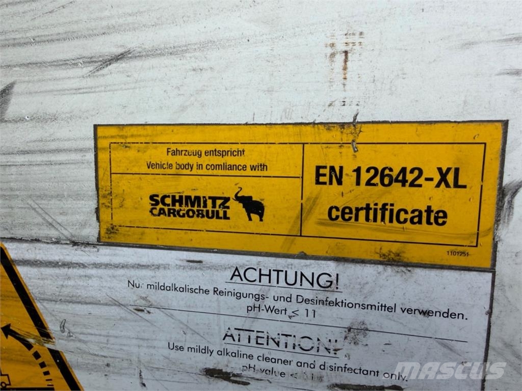 Schmitz 15tn kaula sinkitty runko Semi-trailer med Kølefunktion
