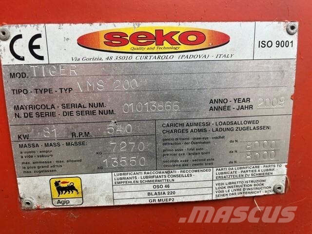 Seko Tiger VMS 200 Weitere Viehgeräte