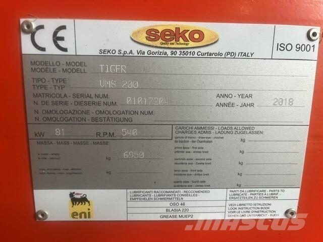 Seko VMS 200 Weitere Viehgeräte