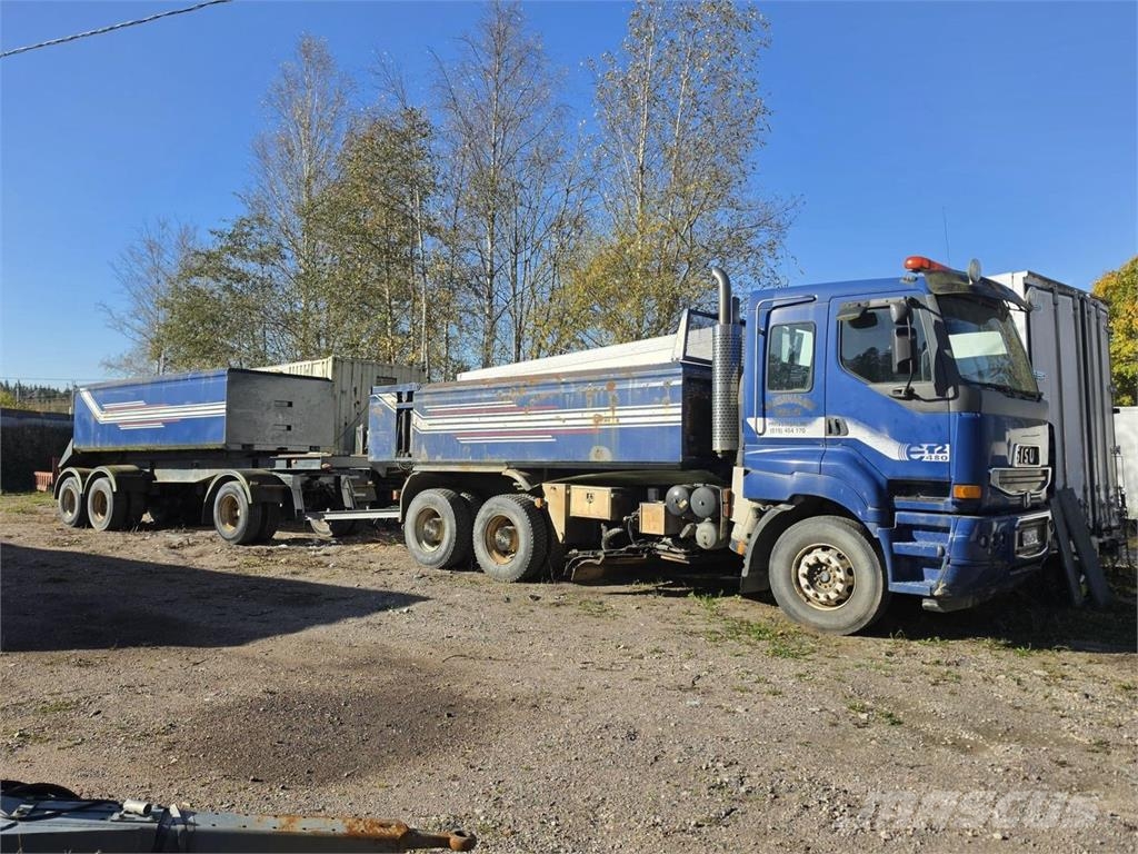 Sisu E12 480 6X4, Jyki 3-aks. Letkukasetti شاحنات قلابة