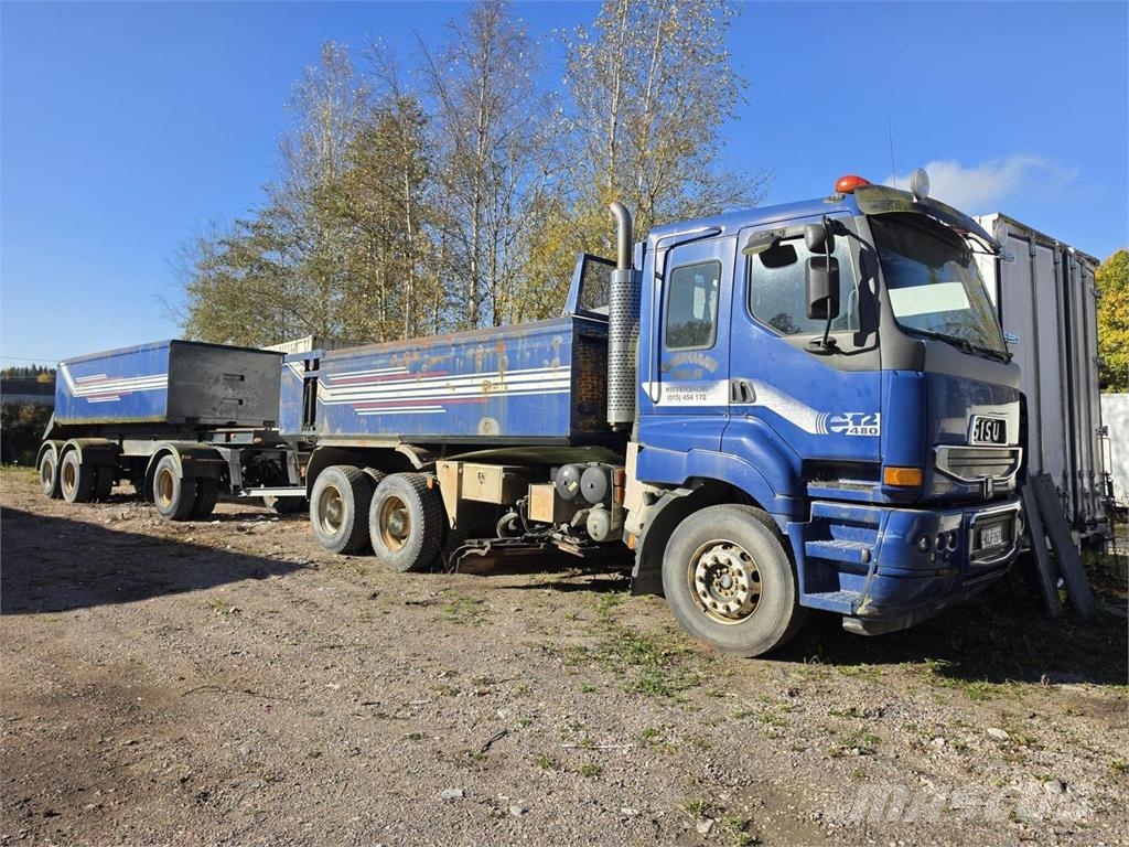 Sisu E12 480 6X4, Jyki 3-aks. Letkukasetti شاحنات قلابة