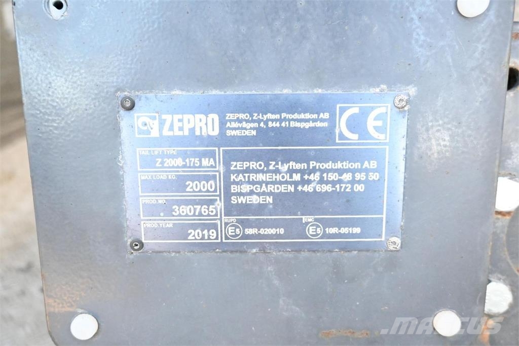 Skab kori, Zepro PL, Thermoking T1000R Πλατφόρμες