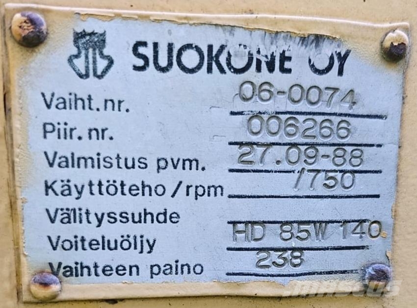 Suokone Jyrsin Bouw - Overige
