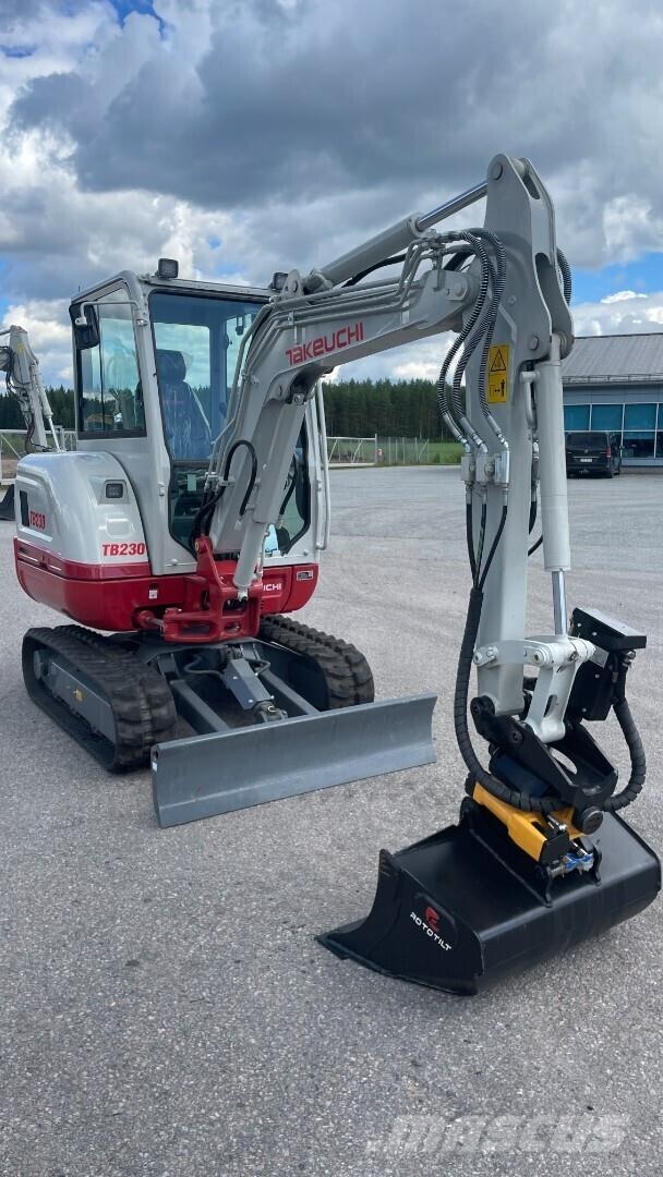 Takeuchi TB230 Engcon Εκσκαφάκι (διαβολάκι) < 7t