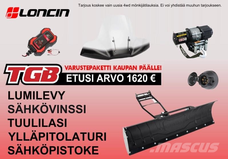 TGB 1000i LTX - ABS - 130km/h mönkijä Traktorer