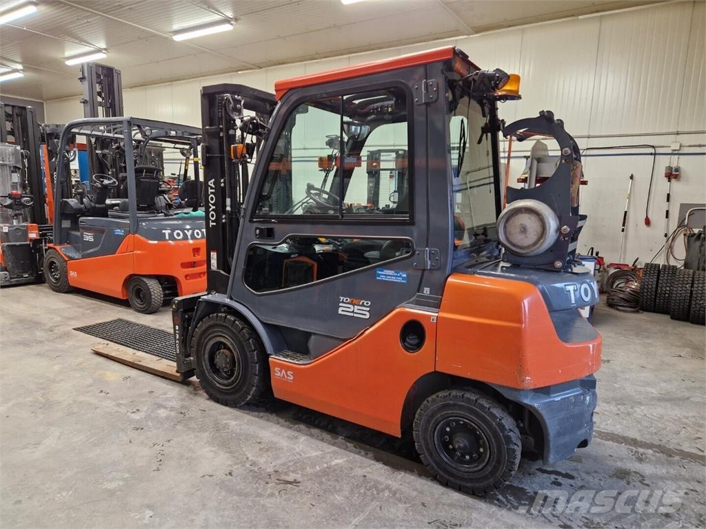 Toyota 02-8FGF25 (vuokralla) LPG gaffeltrucks