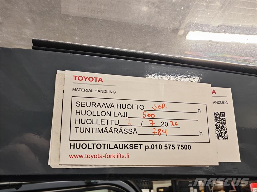 Toyota 8FBMT35 (tunnit vain 787 h) Elektritõstukid