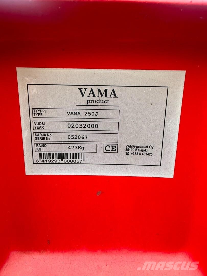 Vama 250/J Muut tie- ja lumikoneet