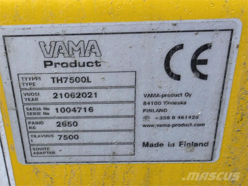 Vama TH7500L Hiekoitusvaunu Esparcidoras de arena y sal