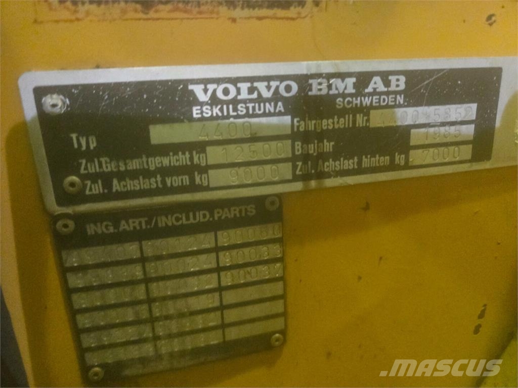 Volvo BM 5.5 4400 Læssemaskiner på hjul