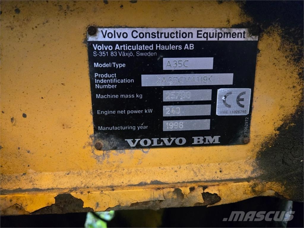 Volvo BM A35c 12.0 Dumper - Knickgelenk