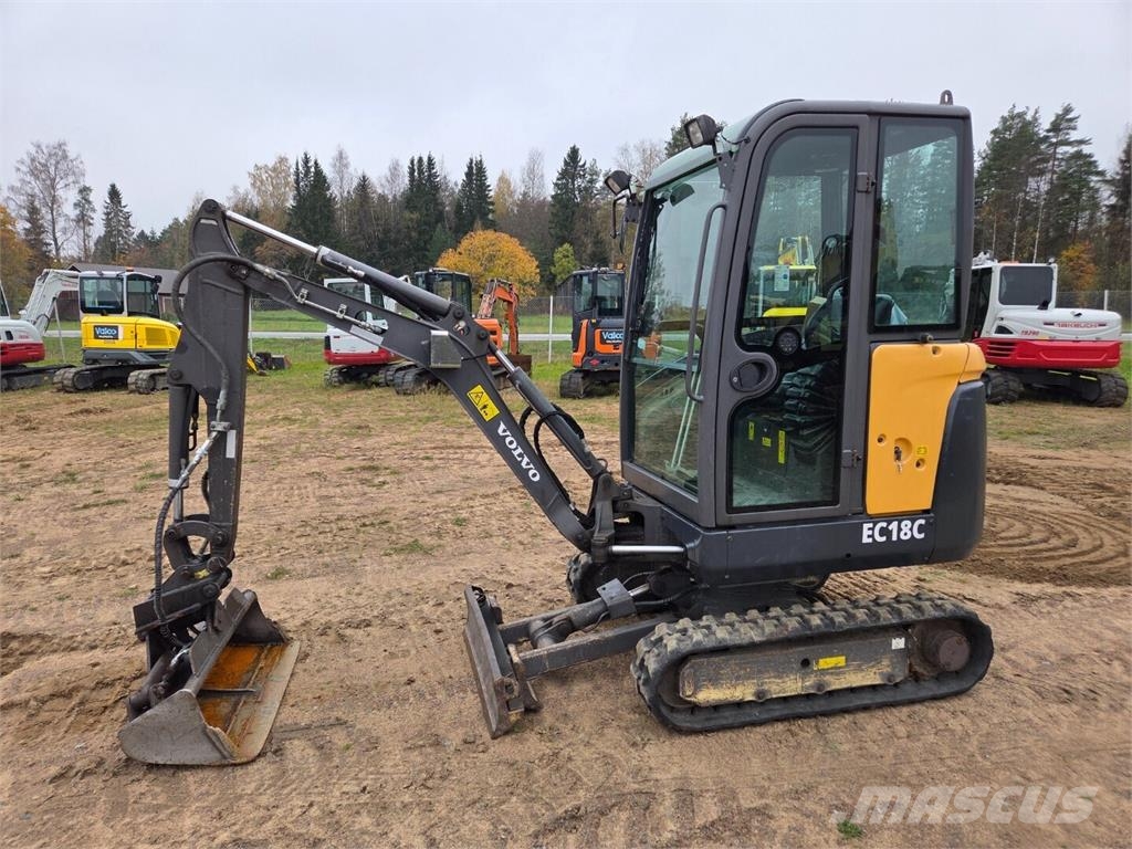 Volvo EC18c Mini ekskavatori < 7 t