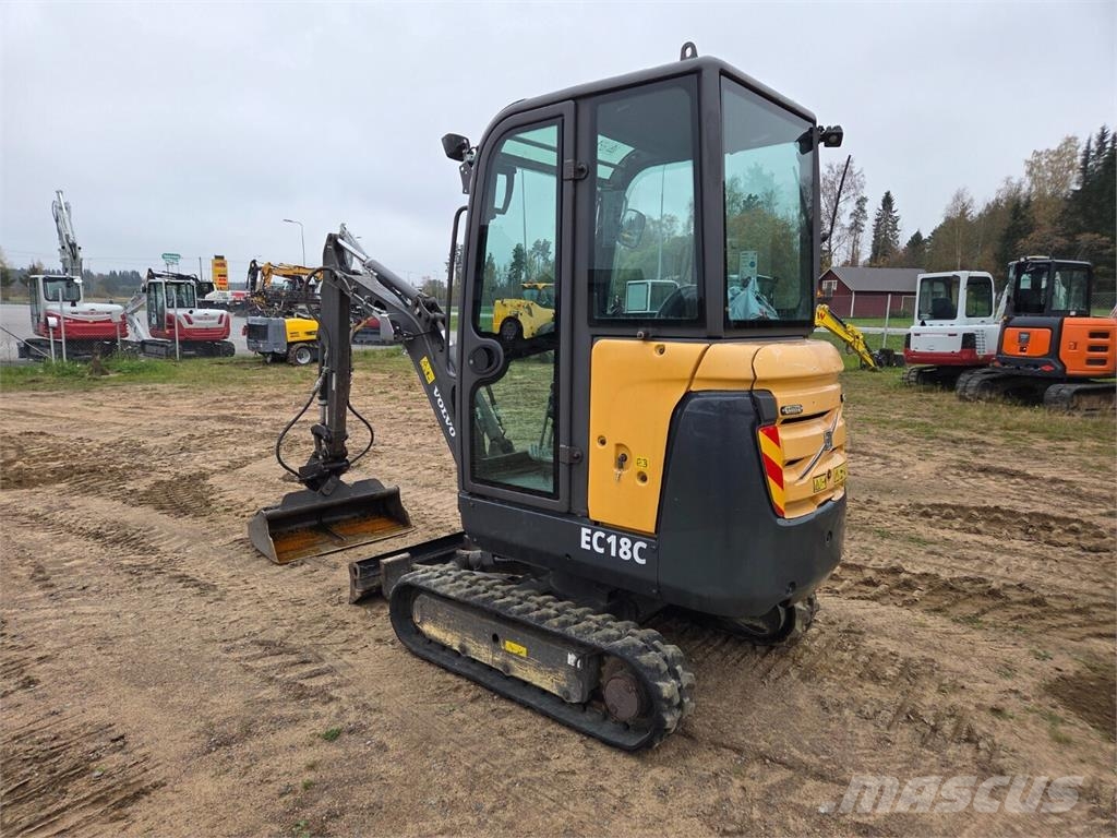 Volvo EC18c Mini ekskavatori < 7 t