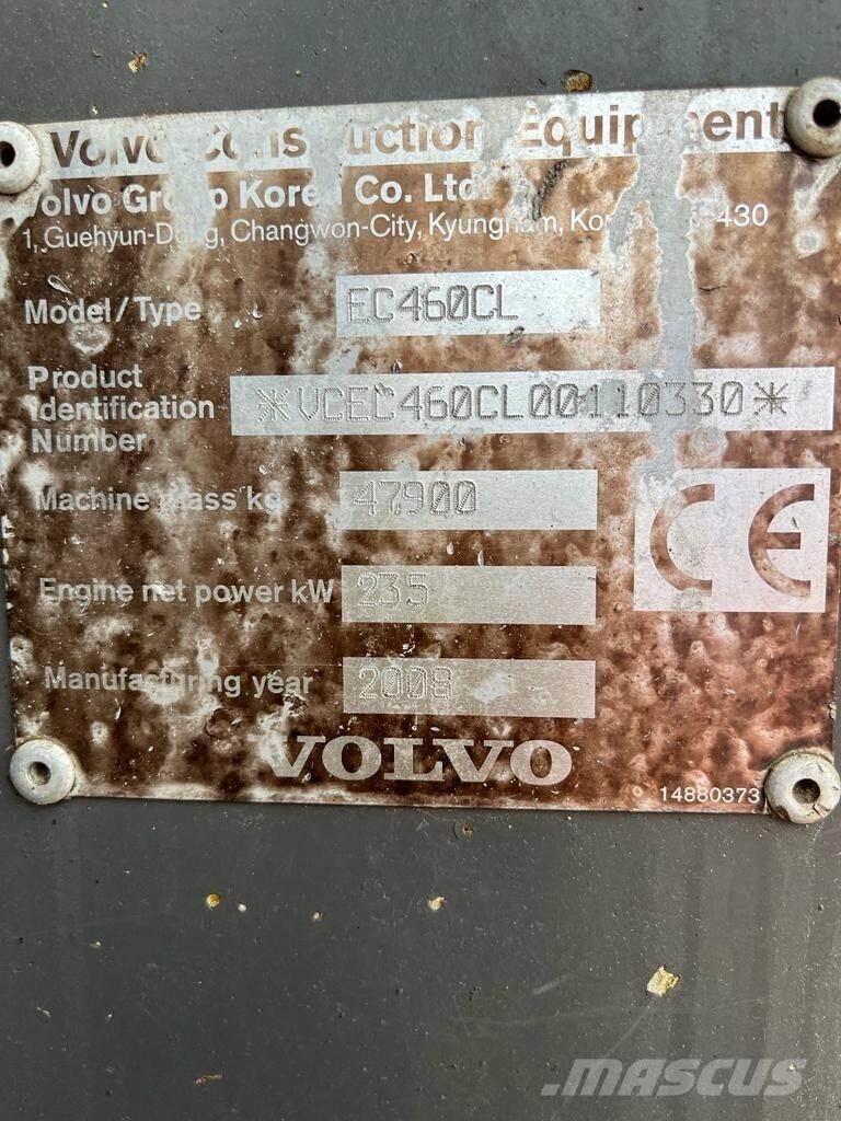 Volvo EC460C 履带挖掘机