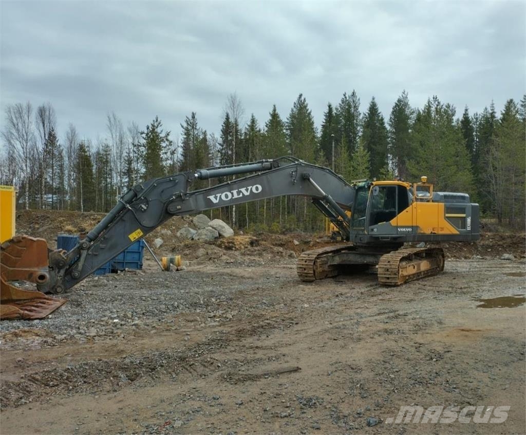 Volvo EC480EL, Webasto, Rasvari, Trimble 3D Гусеничні екскаватори