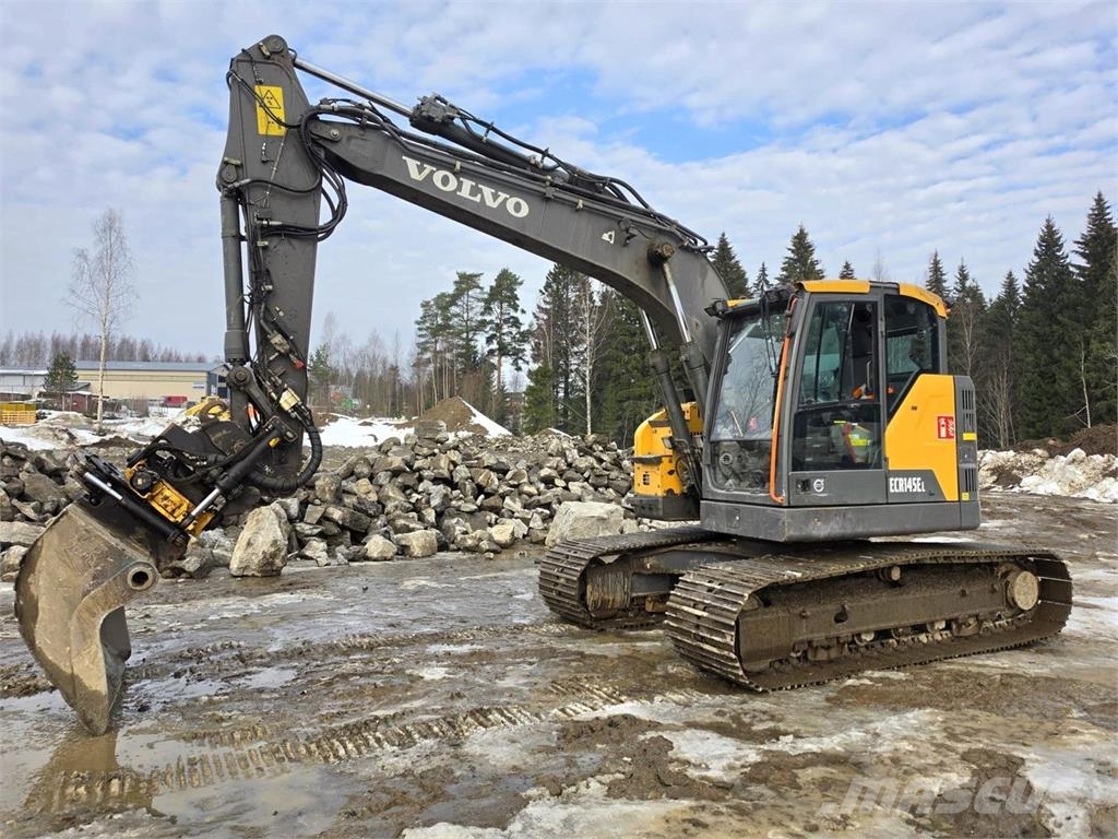 Volvo ECR145EL, Engcon, Eberspächer, Kauha Gravemaskiner på larvebånd
