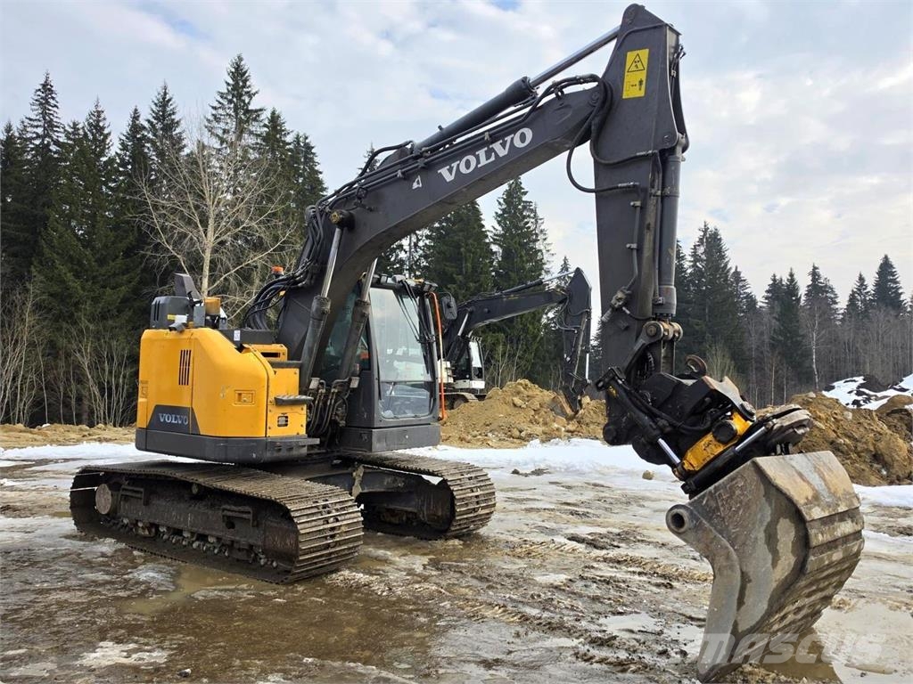 Volvo ECR145EL, Engcon, Eberspächer, Kauha Gravemaskiner på larvebånd