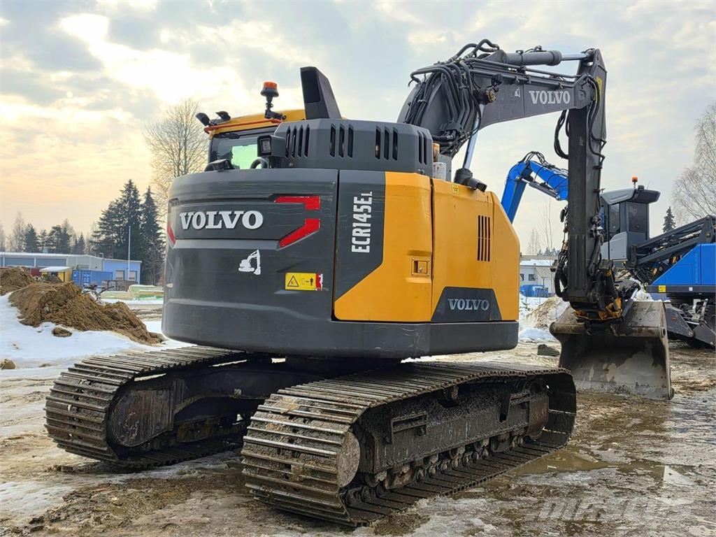Volvo ECR145EL, Engcon, Eberspächer, Kauha Gravemaskiner på larvebånd