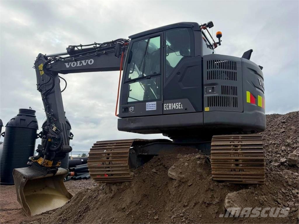 Volvo ECR145EL, Engcon, kauha, Rasvari, Eberspächer حفارات زحافة