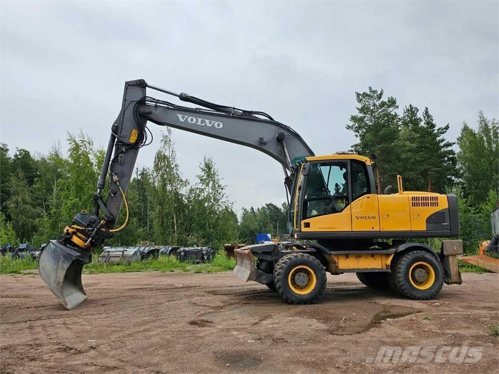 Volvo EW 180 C, Engcon, Eberspächer, rasvari Εκσκαφείς με τροχούς - λάστιχα