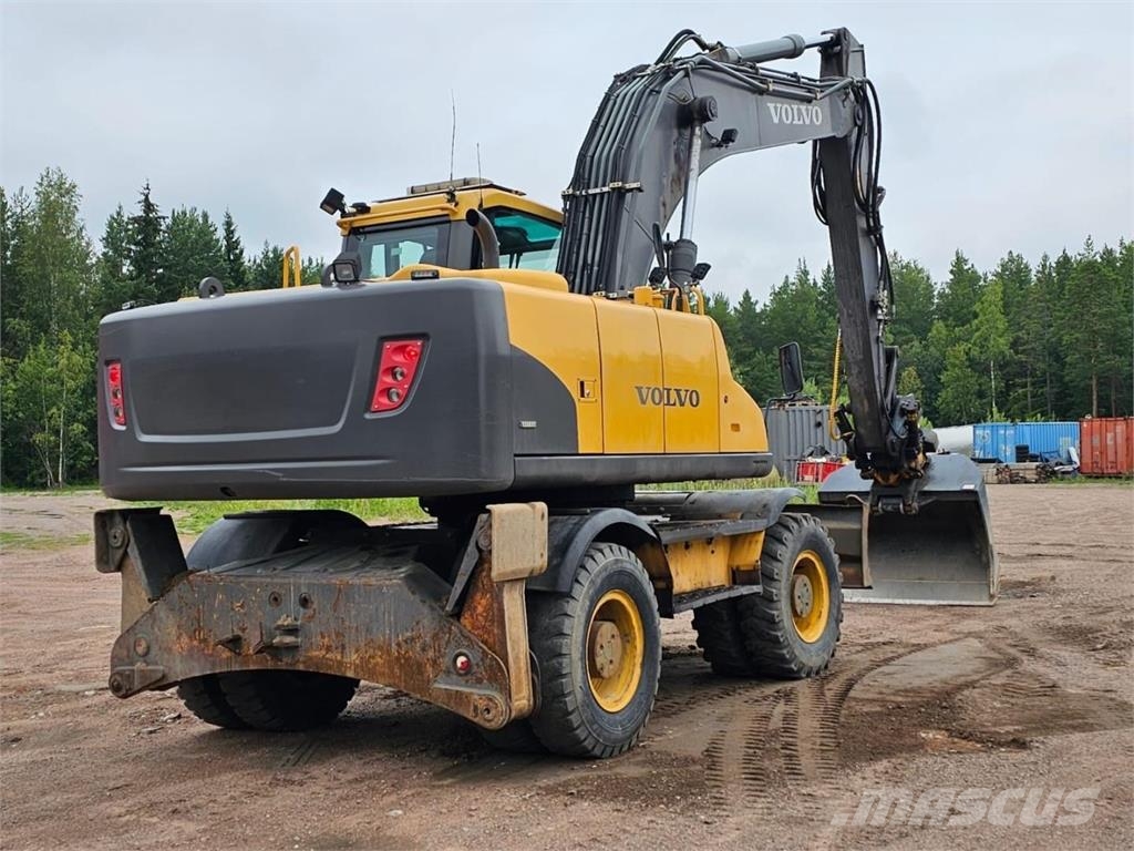 Volvo EW 180 C, Engcon, Eberspächer, rasvari Εκσκαφείς με τροχούς - λάστιχα