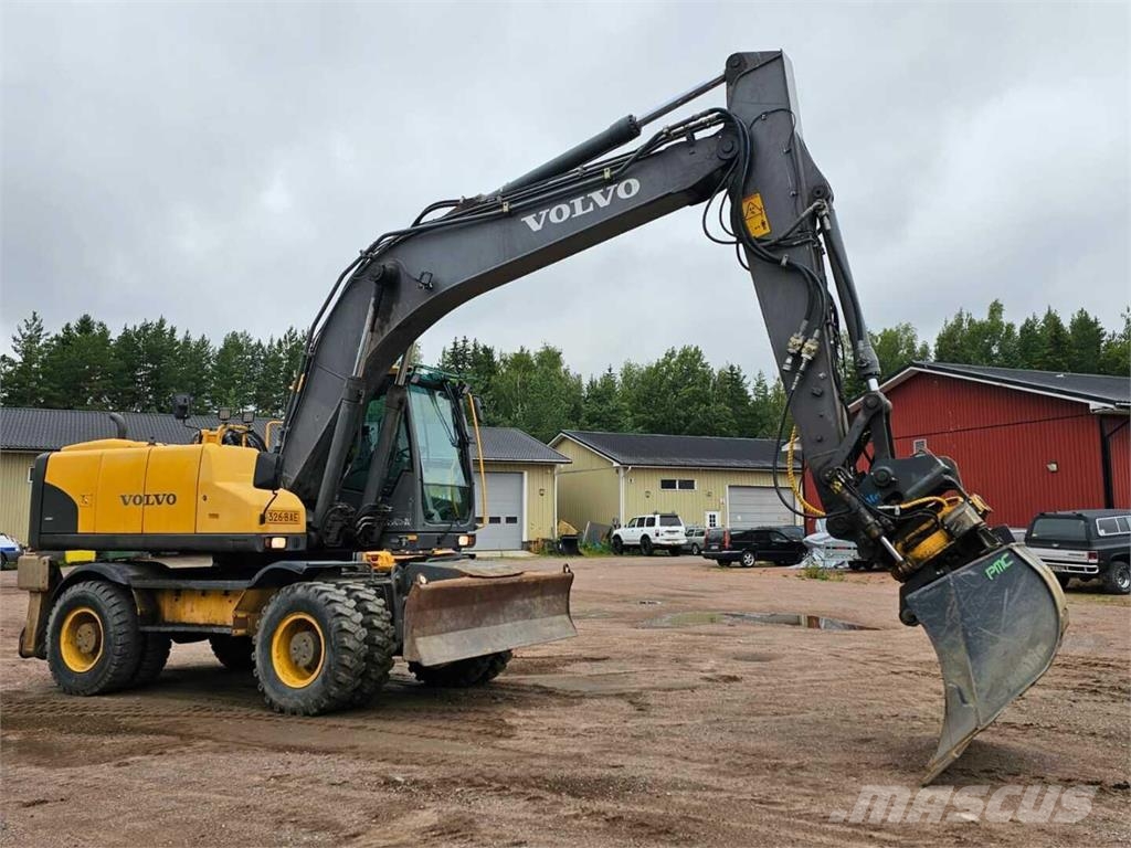 Volvo EW 180 C, Engcon, Eberspächer, rasvari Εκσκαφείς με τροχούς - λάστιχα