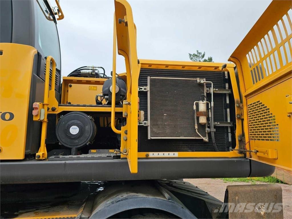 Volvo EW 180 C, Engcon, Eberspächer, rasvari Εκσκαφείς με τροχούς - λάστιχα