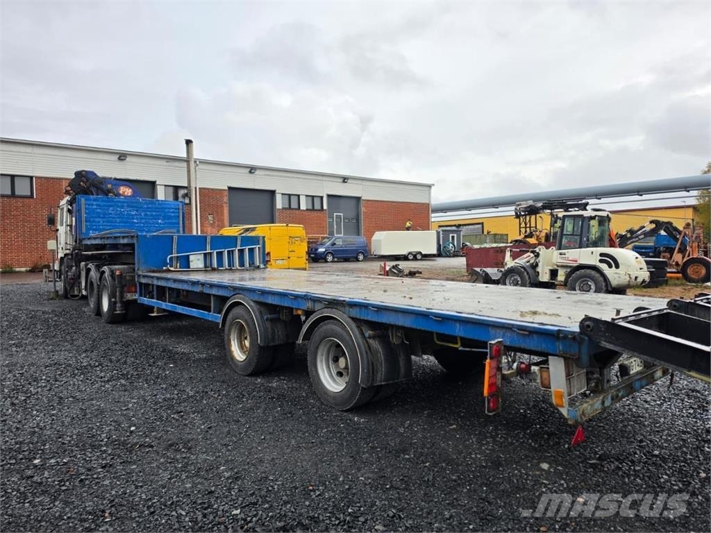 Volvo FH12, PM Group Nosturi, PPV-Lavetti Vlakke laadvloer met kraan