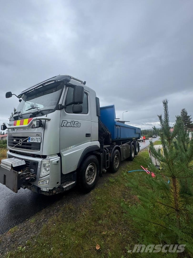 Volvo FH13 8x2 شاحنات الرافعات