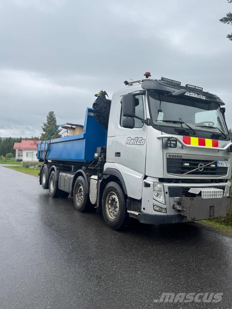 Volvo FH13 8x2 شاحنات الرافعات