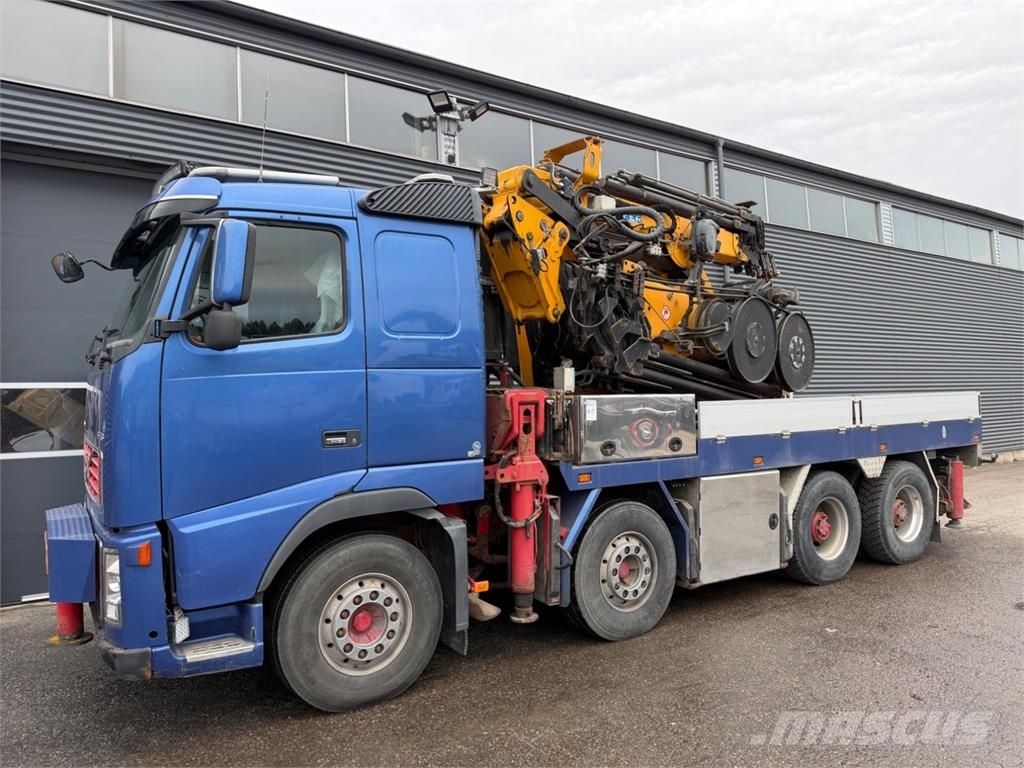 Volvo FH16 550 Effer 1750L pitkäpuomi 크레인 트럭