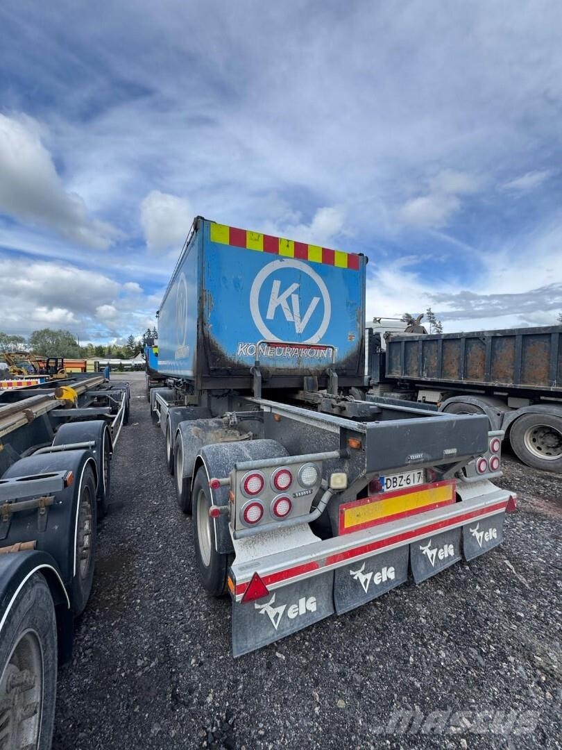 Volvo FH540 8x4 tridem+ Jyki 5 akselinen kasettivaunu Kommunalt / generelt kjøretøy