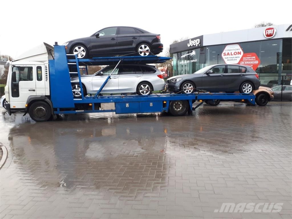 Volvo Fl612 3 auton hinuri Camiones portavehículos