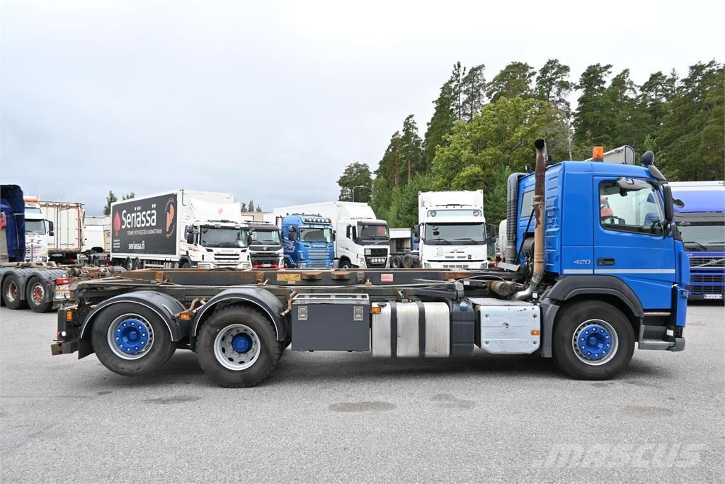 Volvo FM420 6x2 Camiones elevadores de gancho