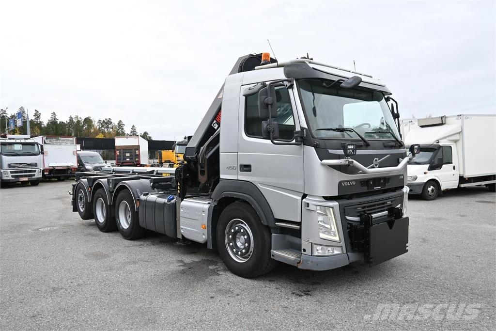 Volvo FM450 8x4*4 Tridem Kraanaga veokid