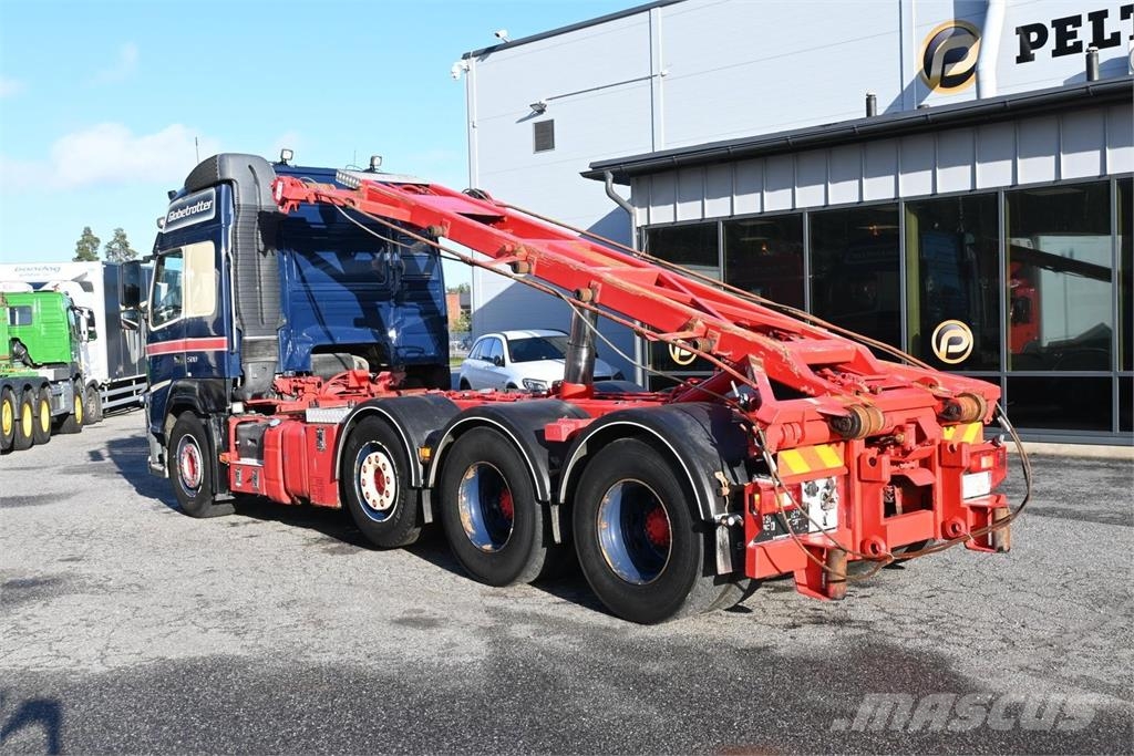 Volvo FM500 8x4 Rol kiper kamioni s kukama za dizanje
