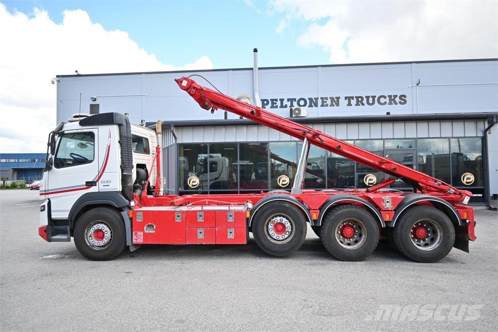 Volvo FMX500 8x4/4 Vaijeri شاحنات الرافعات الخطافية