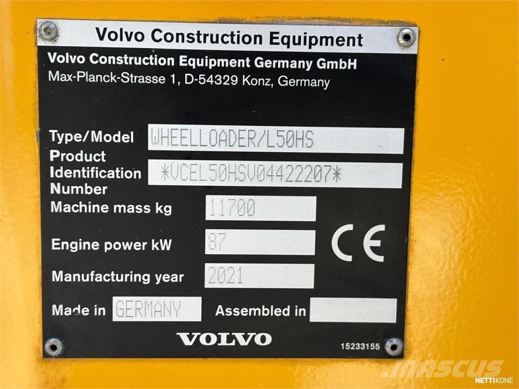 Volvo L 50 HS 轮式装载机