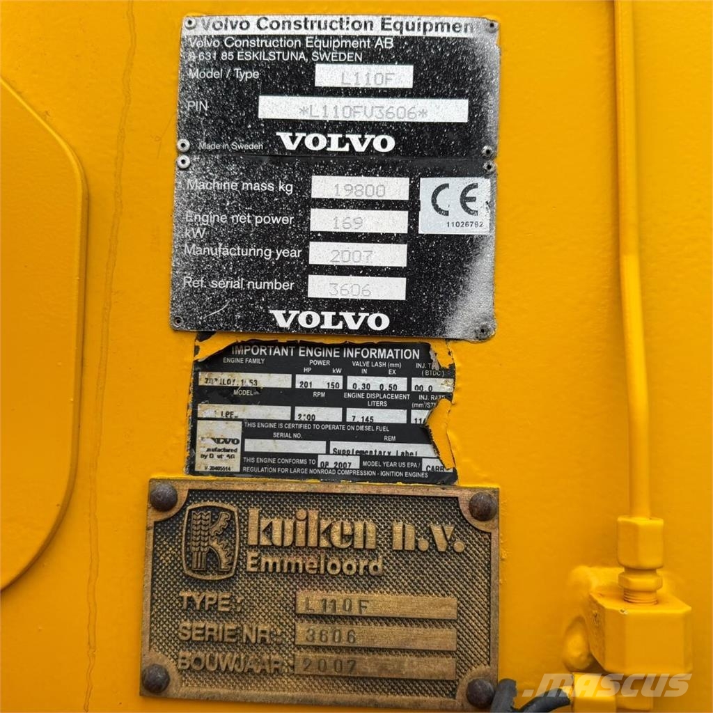 Volvo L110F Chargeuse sur pneus