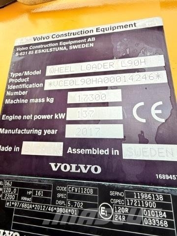 Volvo L90H Mini homlokrakodók